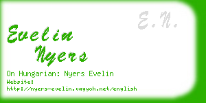 evelin nyers business card